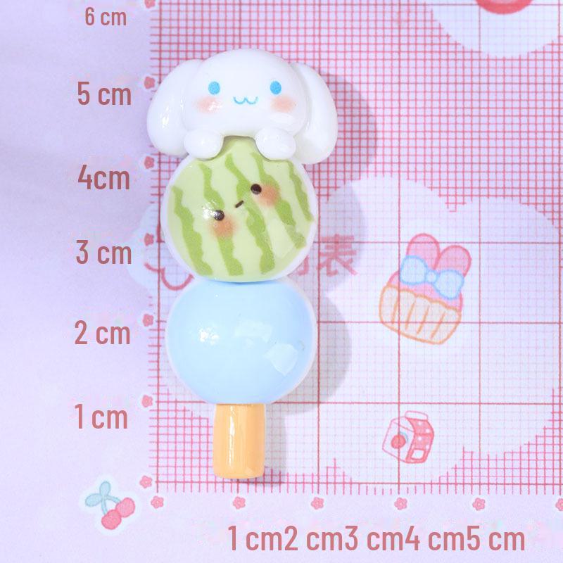 Милая мультяшная заколка для волос из фруктовой смолы для девочек