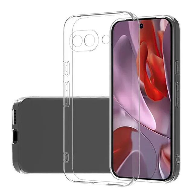 Для Google Pixel 9A Простое Тонкое Мягкое Прозрачное ТПУ Чехол Для Телефона Для Google Pixel 9A Pixel9A Чехол Fundas Capa