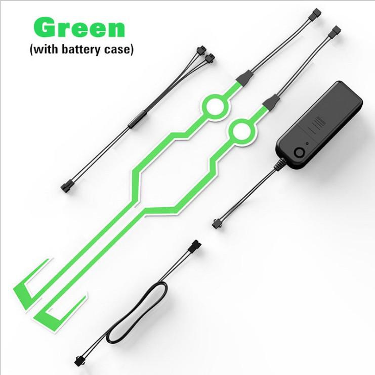 Светодиодная светящаяся полоса для мотоциклетного шлема для безопасности ночной езды