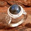 Labradorite Gemstone Solid 925 Sterling Silver Handmade Jewelry Statement Ring