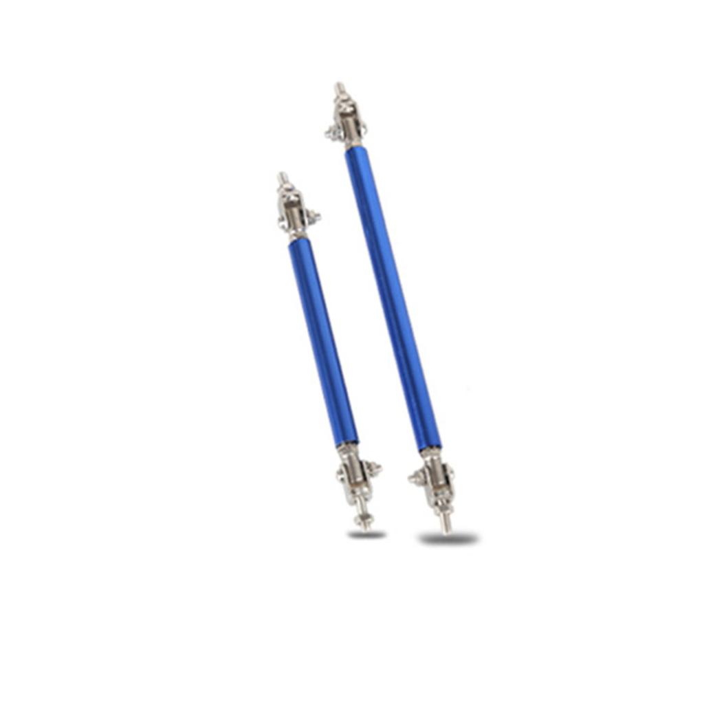 2 шт. 75 мм Гоночный регулируемый сплиттер переднего бампера, поддерживающая тяга/комплект тяг