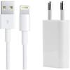 Charger - Compatible iPhone - 5/5S/5C/6/6PLUS/7/8/X - White - 40g - Multi-models