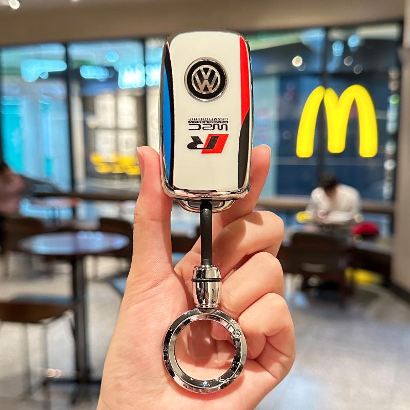 Для VOLKSWAGEN ТПУ Чехол-оболочка для складного автомобильного ключа For Volkswagen VW Polo Golf Passat Tiguan Beetle Caddy T5 Up Eos Брелок