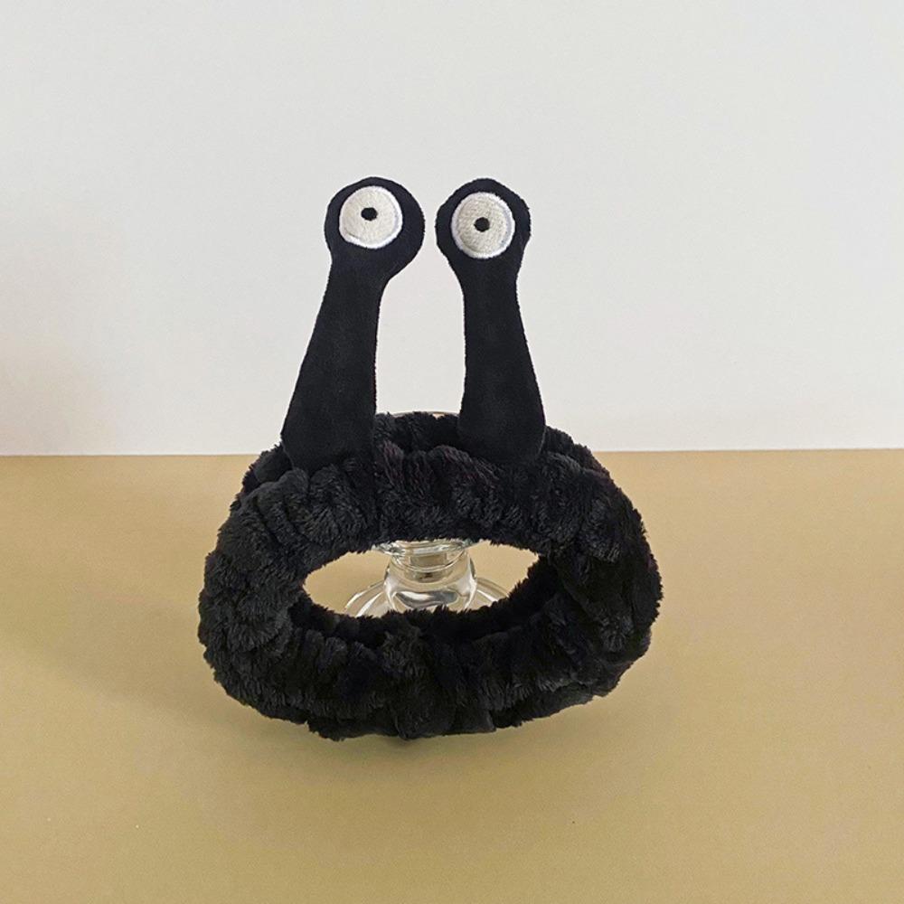 Пушистая улитка повязка на голову мультяшный обруч для волос милый плюшевый ободок для волос макияж