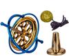 Joytech Precision Gyroscope Metal Spinning Top Balance Toy Educational Gift AG002 Blue Golden Anti-Gravity +
