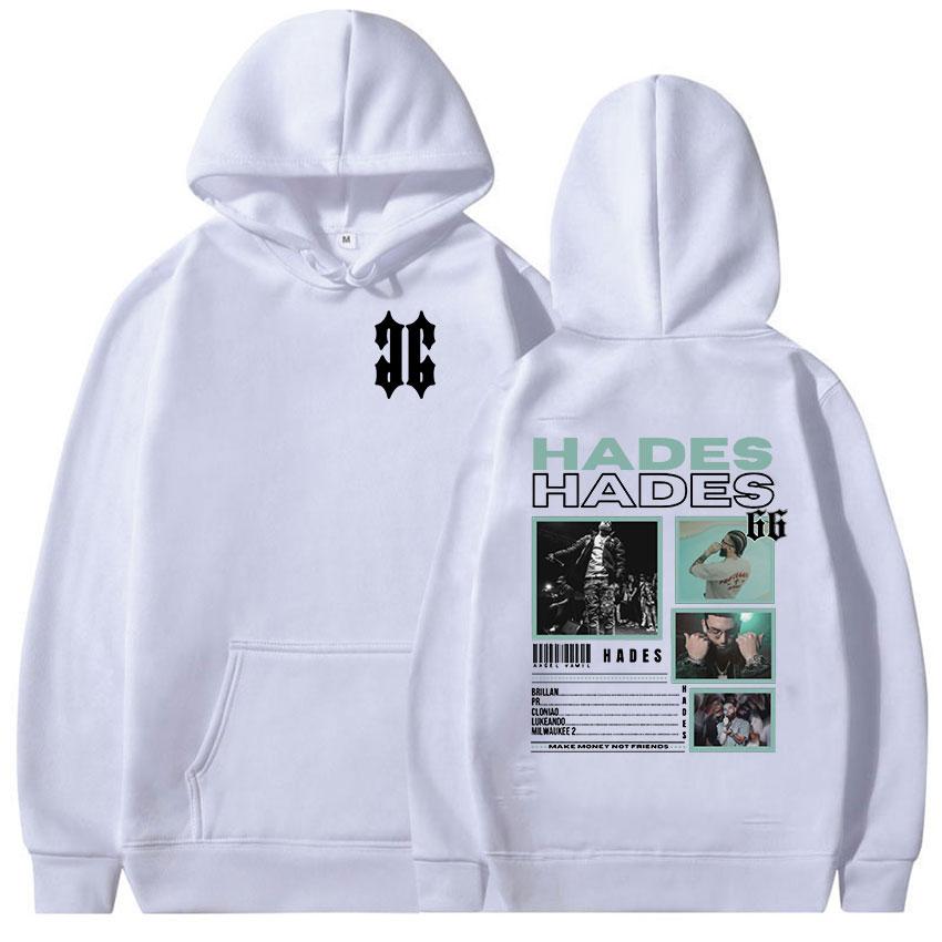 Rapper Hades 66 Tour 2024 New Hoodie Men's Hip Hop Fleece Pullover Sweatshirt Man Retro High Quality Fashion Hoodies Streetwear