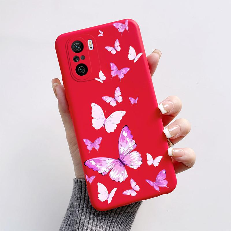Чехол для Xiaomi POCO F3 Чехол POCO F3 5G Милый Бабочка Астронавт Мультяшный Мягкий Силиконовый Чехол для Телефона Для Poco F3 GT PocoF3 Fundas