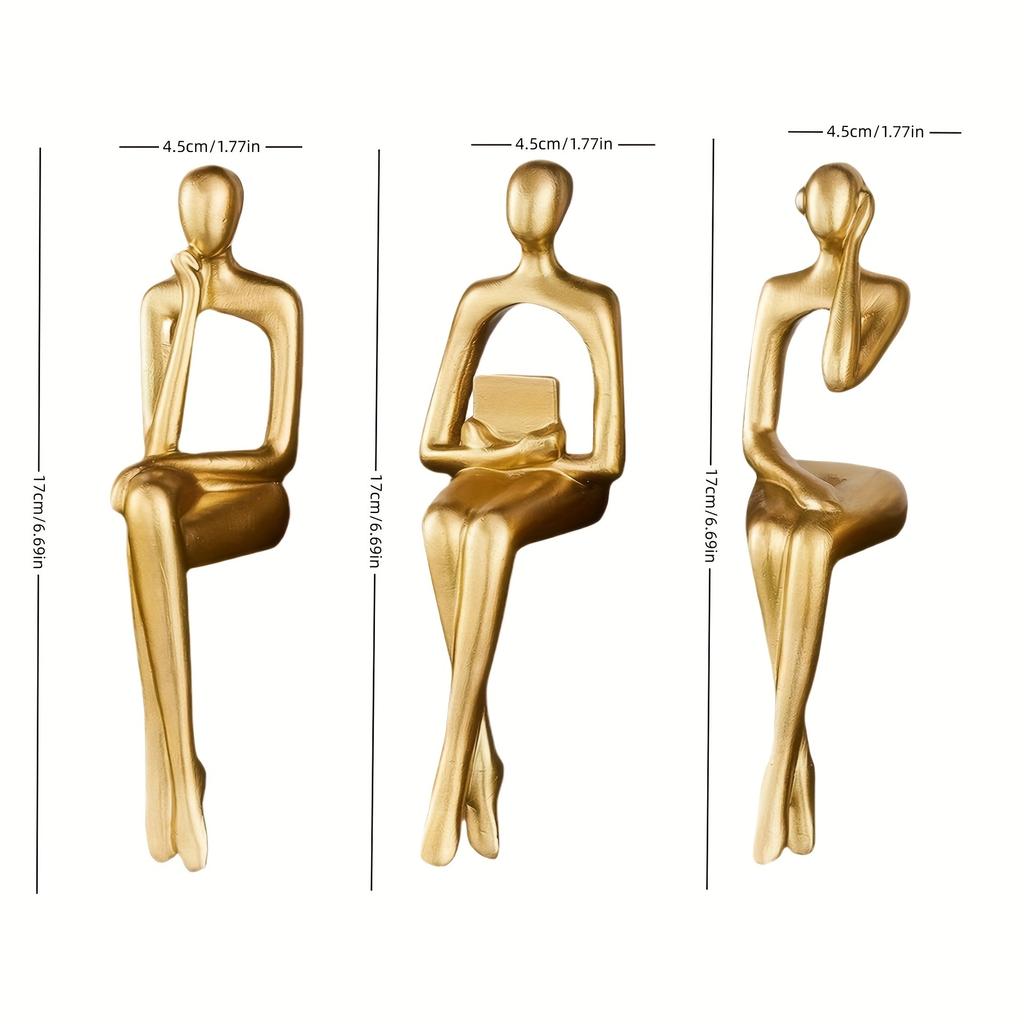 3 предмета Современный минималистский набор украшений для гостиной - мягкие роскошные аксессуары для дома, винный шкаф, тумба под телевизор, креативный декор для стола