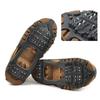 Ice Snow Shoe Rubber Spikes Slip 24-Stud Crampons Stretch Footwear
