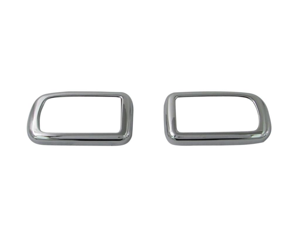 BRIGHTZ Chrome Inner Front Door Handle for Toyota Atrai Part Number 27044 Covers, Plated, 2-Piece Set, 120/130 (INS-DHC-034), S120/S130V,