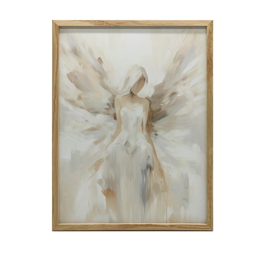Poster Picture of Angelic Beauty Poster Picture of Angelic Beauty, 40X50 Cm, Gold Aluminum Frame, 230 Gsm Matte Paper