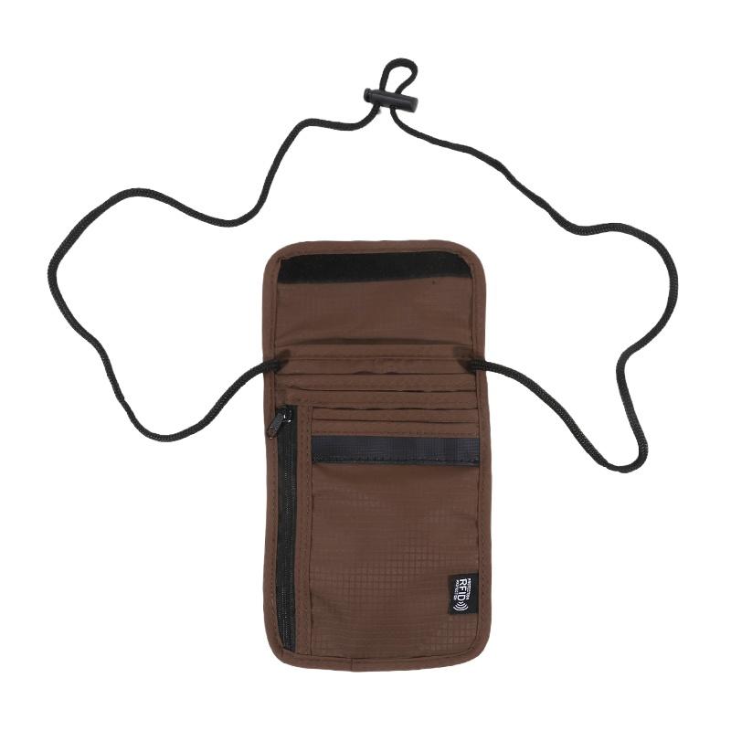 Водонепроницаемая нейлоновая сумка для хранения с RFID для путешествий Сумка для документов Паспорта Кошелек на шею Кошелек Деньги Карты Паспортная сумка