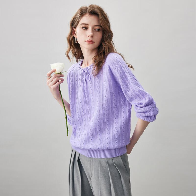 Kemeng Boka Women's Textured Loose Wool Sweater