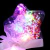 1 шт детские разноцветные светящиеся палочки мигающие сердце звезда бабочка девочки принцесса