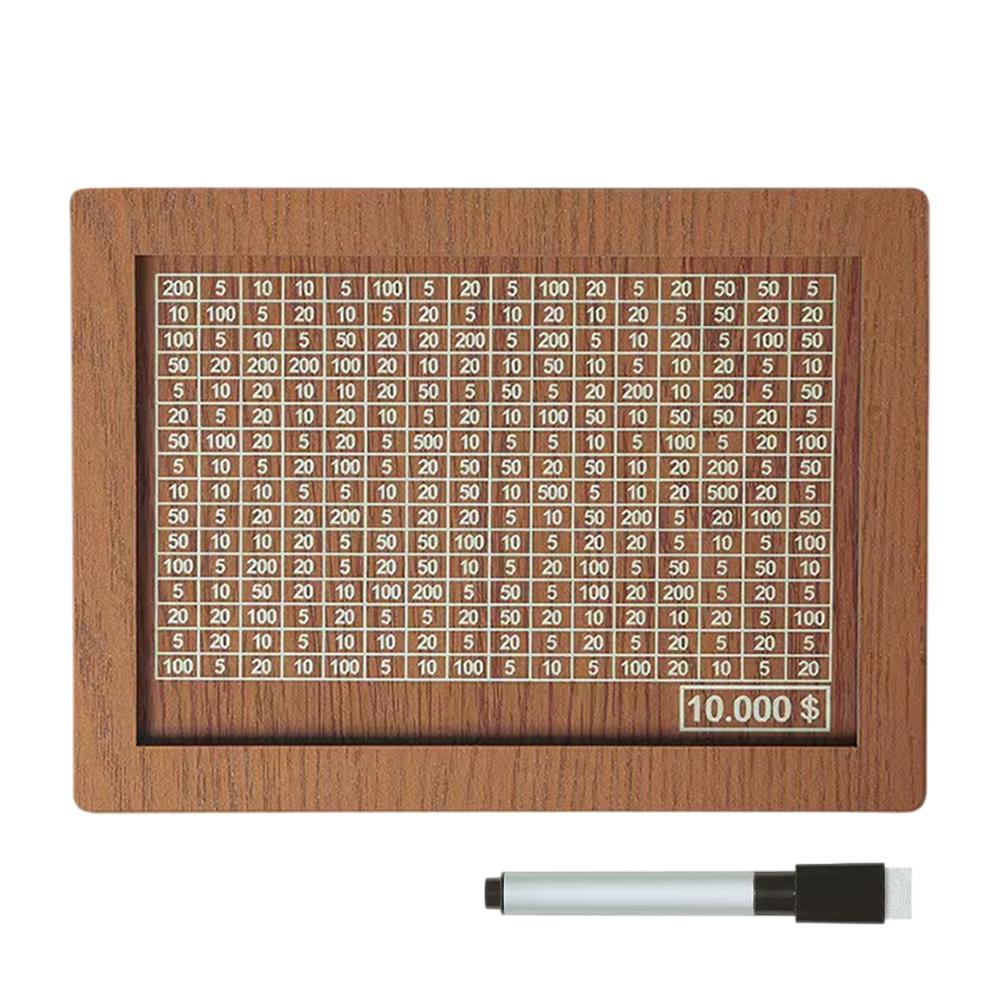 Копилка на 1000/2000/3000/5000/10000 долларов Деревянная копилка Коробка для сбережений Съемная Рустикальная копилка Коробка для хранения денег