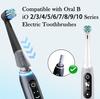 Сменные насадки IO для электрических зубных щеток Oral-B серии iO 2-10 (3 черных + 3 белых)