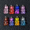 Resin For Earrings Necklace Making Charms DIY Decoration Jewelry Findings Gummy Bear Pendant