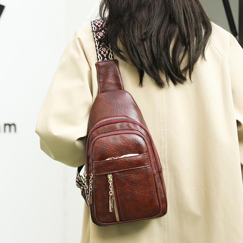 Женская нагрудная сумка, сумка на пояс, винтажная сумка через плечо