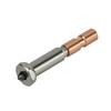 High Temp Wear Copper Brass Hardened Steel Nozzle Kit for Anycubic Kobra 3 Max Combo 0.2/0.4/0.6/0.8mm Hotend 3D Printer Parts.