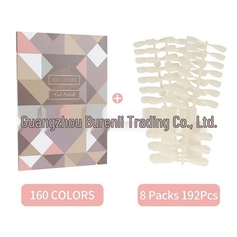 Альбом для демонстрации цветов нейл-арта: Книга образцов 160 цветов для лака и геля