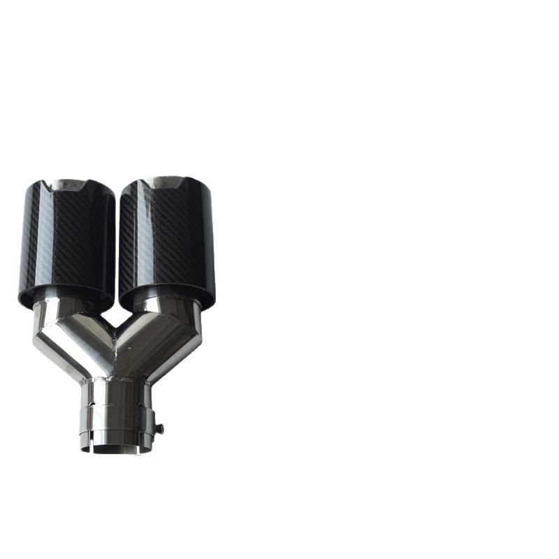 BMW Carbon Fiber Dual-Outlet High-Performance M-Logo Exhaust Tip