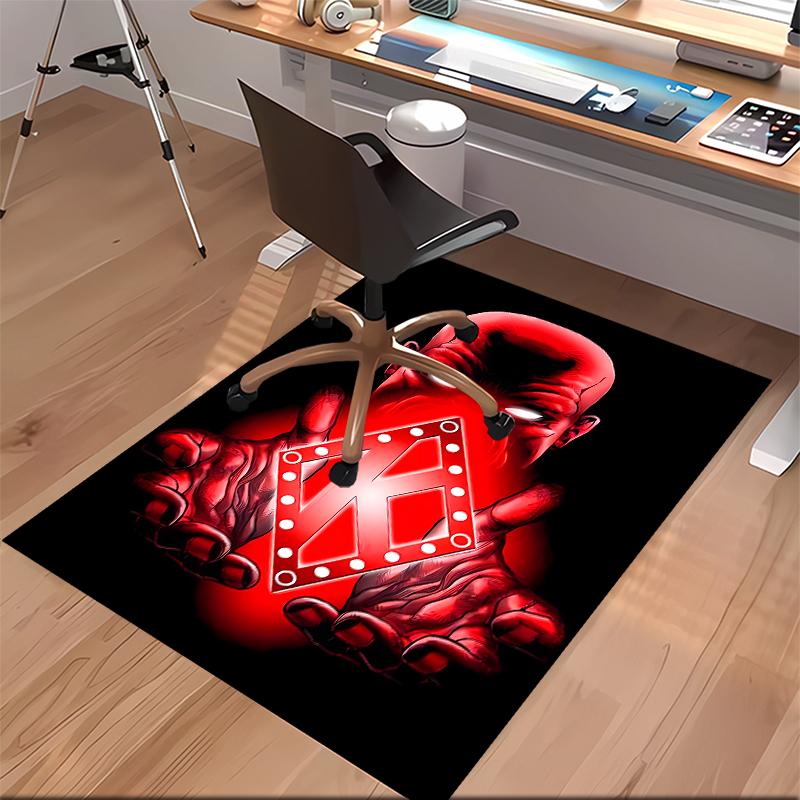 1 шт. Ковер с принтом Kappa Alpha Psi - Мягкий, Моющийся, Нескользящий Коврик для Помещений под Офисные Стулья, Гостиную, Домашний Офис, Декоративный Ковер