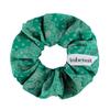 Aube Nuit Bohemian Paisley Linen Hair Scrunchie L size_Ethnic Green