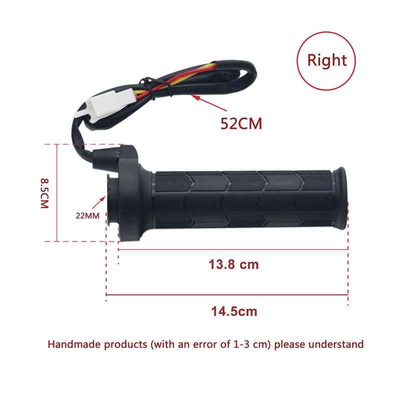 12 В 22 мм, горячие ручки для мотокросса, ручка с подогревом для мотоцикла, регулируемая дроссельная заслонка из мягкой резины, вертикальная электрическая ручка, ATV Bike