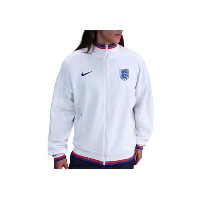 Nike Куртка мужская свободного кроя на молнии с длинным рукавом и полосатой отделкой Белая FZ9389-100