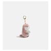 Kpop Idol Lee Chan Same Otter Plush Keychain Adorable Sea Otter Holding Fish Stuffed Doll Backpack Bag Hanging Charm