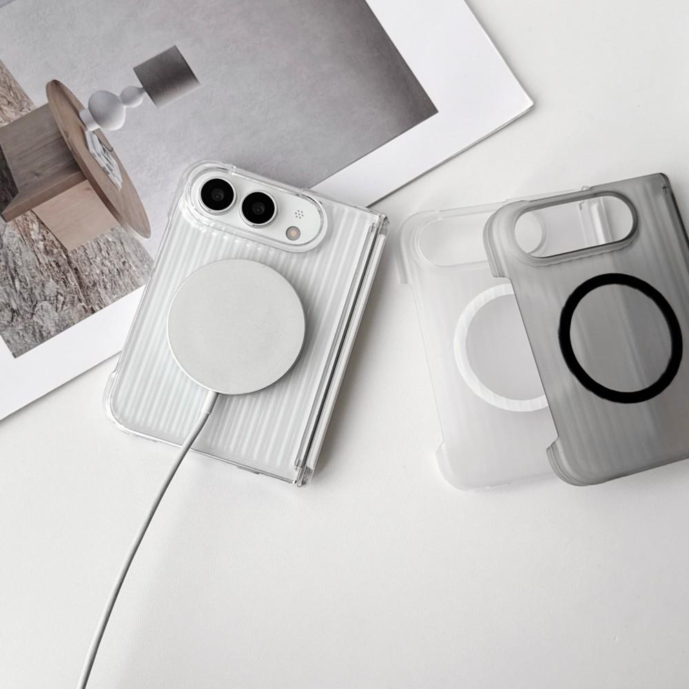 For Apple iphone Duo Case Hard Transparent Magnetic MagSafe Anti-slip Protective Back Cover Case For iphone duo Phone shell