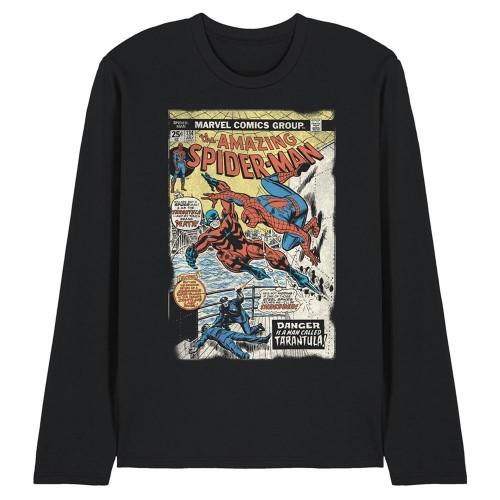 The Amazing Spider-Man Unisex Adult Tarantula Cover Long-Sleeved T-Shirt
