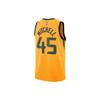 Nike Митчелл Нет. 45 Jazz Crew Neck Basketball Vest 20-21 Fan Edition Мужские топы Желтый CV9496-719