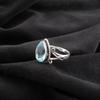 Sky Blue Topaz Gemstone Ring, Handmade Gorgeous Jewelry, 925 Solid Sterling Silver Jewelry, Bohemian Ring For Wedding Gift