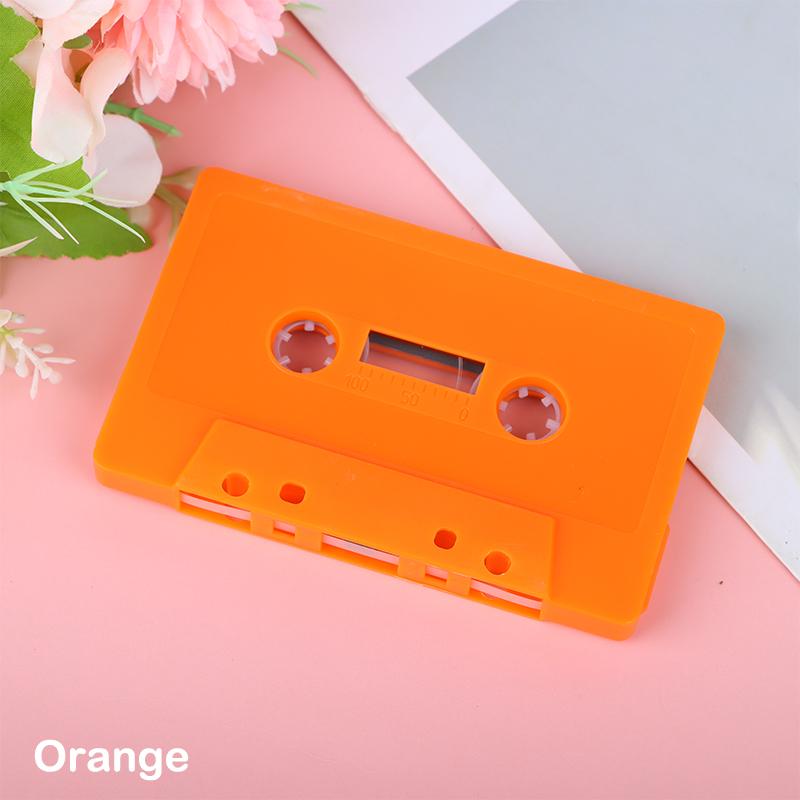 1Pc Color Blank Tape Case Audio Magnetic Audio Recording Cassette Tape Shell Empty Reel To Reel Cassette(No Tape Core)