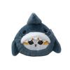 Gray Shark Stuffed Animal Keyring Soft Plush Toy For Childrens Gift Idea