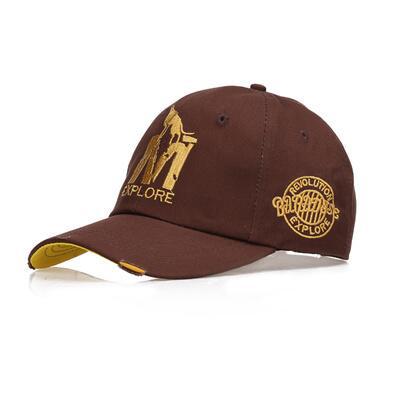 Spring and summer new M wolf baseball cap/Wolf-M Lee Minyu hat/embroidered wolf hip-hop hat