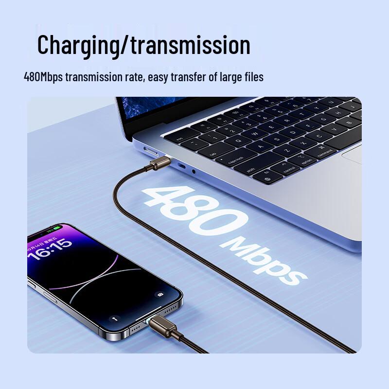 Aomake 30W PD Fast Charge USB-C to Lightning Cable for iPhone