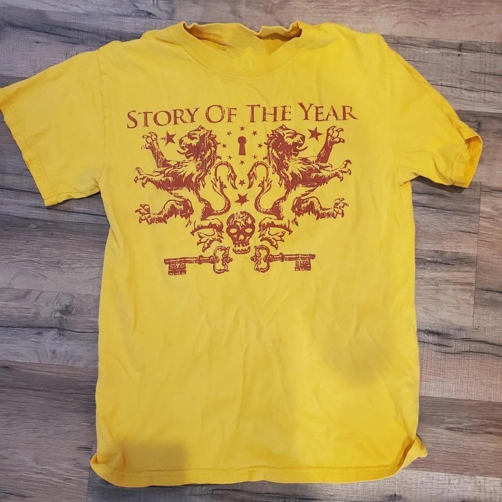 Story of The Year Band Tour Gift For Fan Full Size S5XL Tshirt KK1908 Unisex T-Shirt