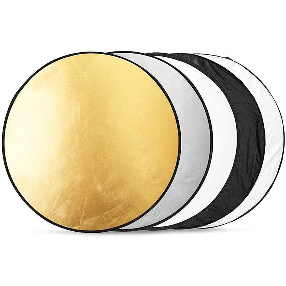 Collapsible 2/5in1 Photography Reflector Portable Polishing Plate New Light Diffuser Photo Studio