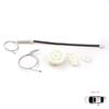 BWR912 Window Regulator Repair Kit Rear Left for Peugeot 206 CC 2D T16 2000-2008 2-Door Coupe Cabrio 922357