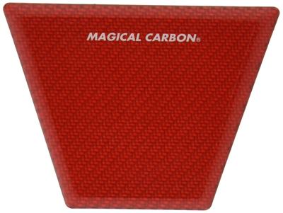 HASEPRO NRDM-1RED Magical Carbon NEO Задняя центральная акцентная накладка, M-образная, красная