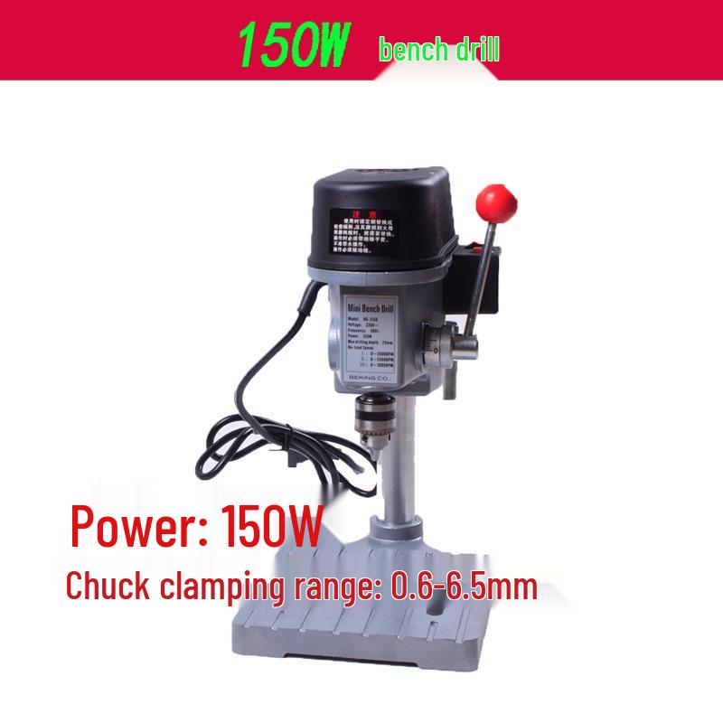Mini Precision High-Speed Bench Drill: Multifunctional Compact Tabletop Press for Bead Making and Milling