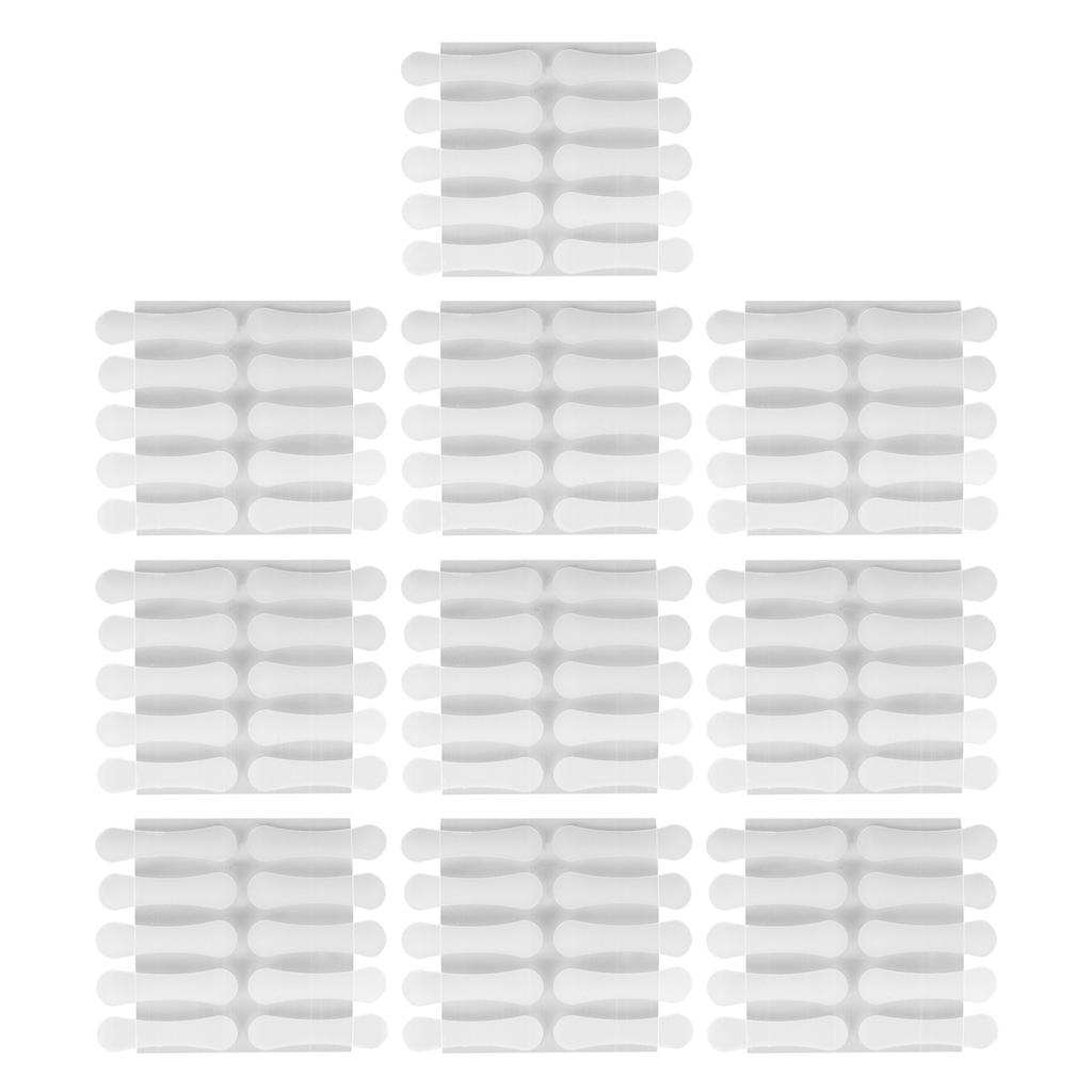 100 шт. Лента для лица Лифтинг Невидимая Осветляет Мелкие морщины Подтягивает Водонепроницаемая Лента для подтяжки лица Невидимая для двойного подбородка