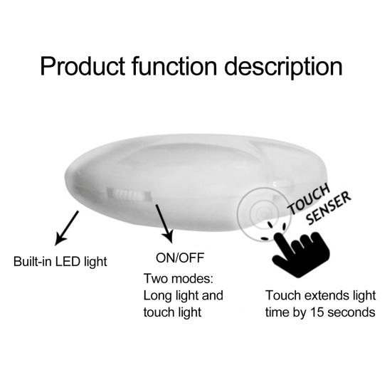 Purse Glow Heart Light Handbag Purse Lamp 2 Modes Adjustable Touch Sensor Activation Purse Glow