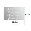 XKJC9 4pcs Car Reflective Vinyl Sticker Door Handle Mirror Wiper Decoration Sticker For Citroen C1 C3 C4L C5 C6 VTS C-ELYSEE C4 DS DS7