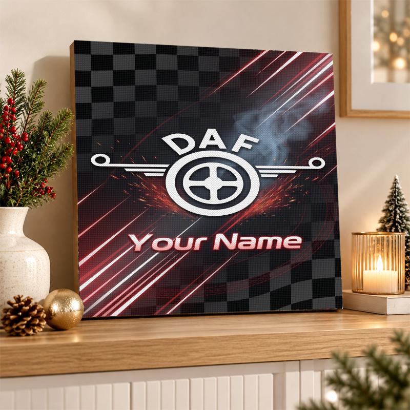 DAF Custom Name Text 5D Diamond Painting Kit DIY Full Drill Diamond Art Decoration