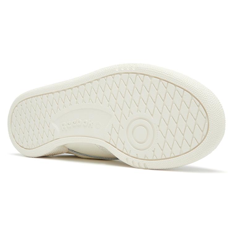 Кроссовки Club C Wmns Reebok без шнурков, мюли 'Chalk', женские GZ5319