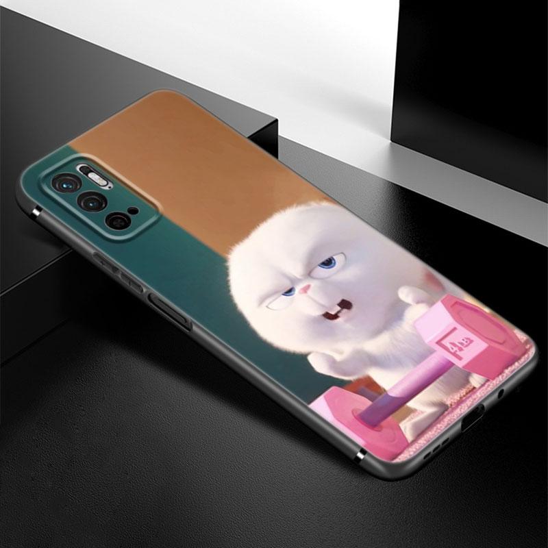 Cartoon Rabbit Phone Case For Xiaomi Redmi Note 7 8 9 10 Lite 11 11E 11T 12 Pro 11S 4G 10T 5G 8T 9S 10S Soft TPU Black Cover