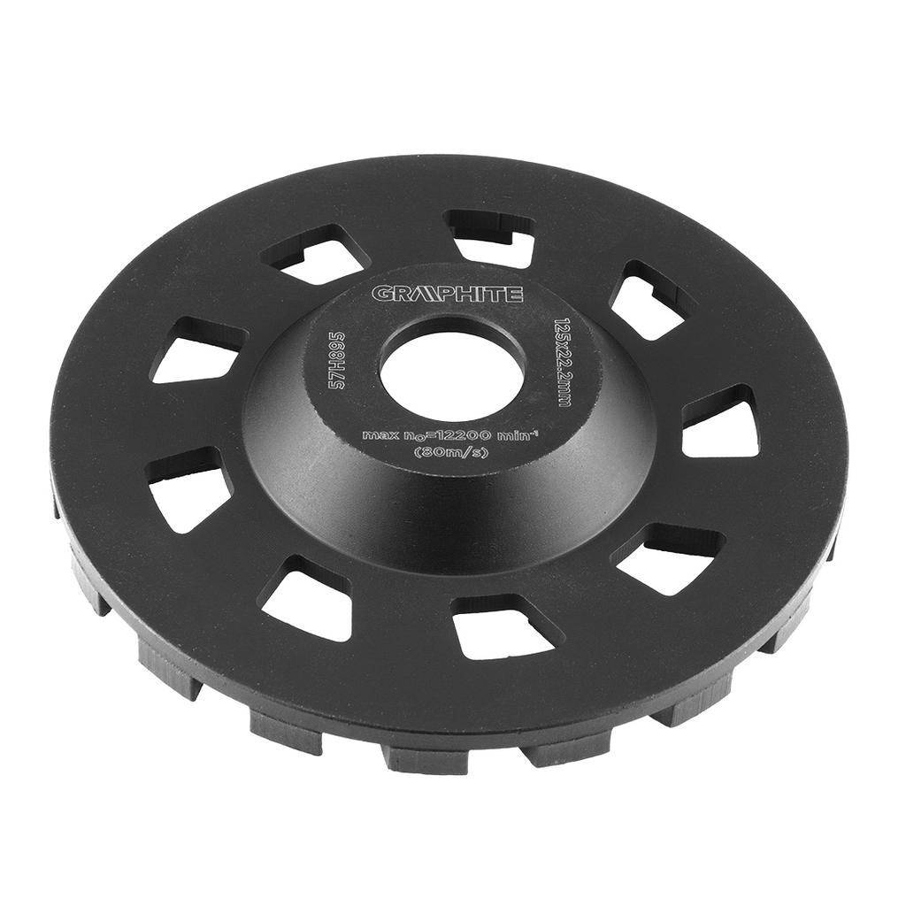Diamond grinding disc 125 x 22.2 x 5 mm, segment C